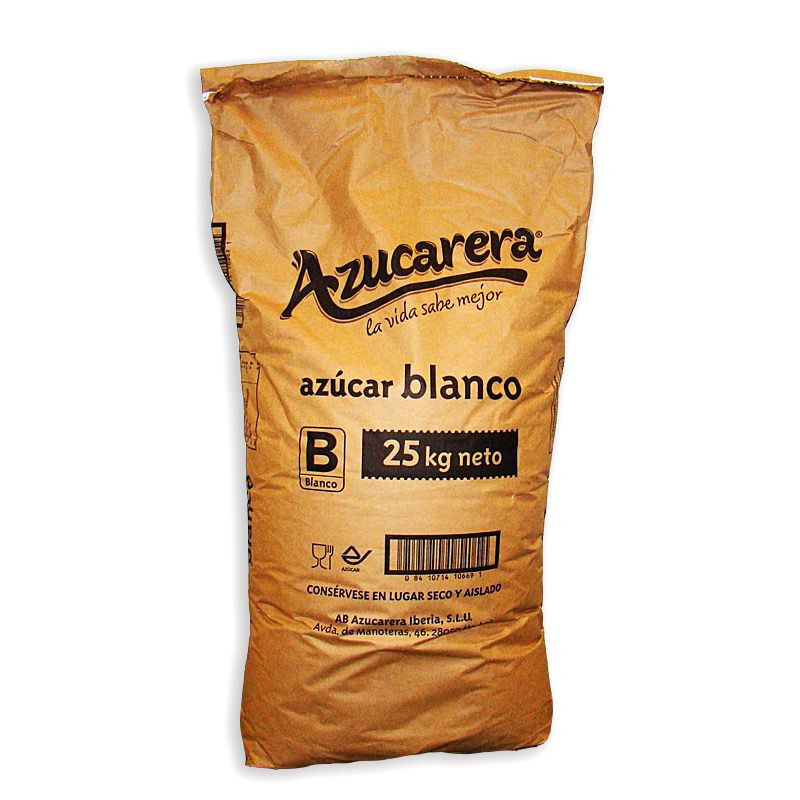 AZÚCAR BLANCO SACO  1/25 Kg.